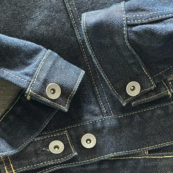 Iron Heart Heavy Weight 21oz Type III Denim Jacket - Dark Indigo - Picture 8 of 10